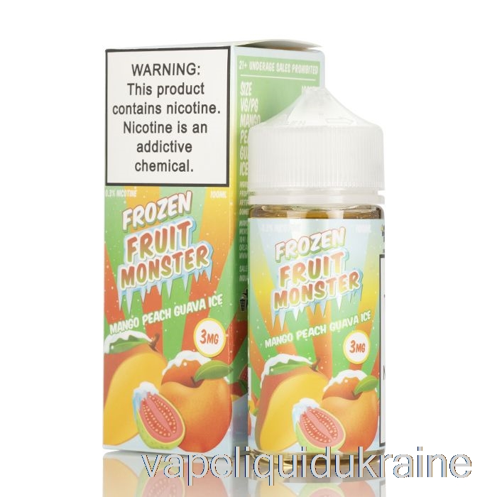 Vape Ukraine ICE Mango Peach Guava - Frozen Fruit Monster - 100mL 0mg